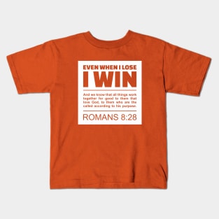 Romans 8:28 - Love of God - Bible Scripture Kids T-Shirt